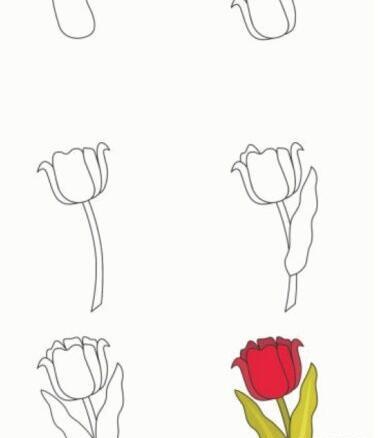 عکس نقاشی دخترانه گلدار