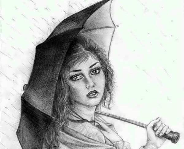 عکس نقاشی دخترانه عشقی
