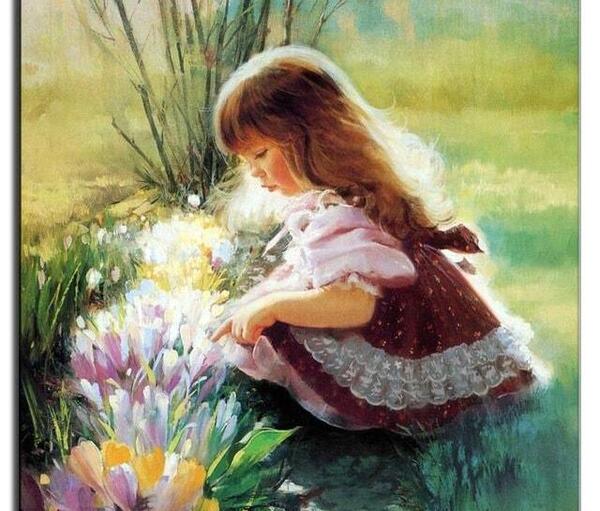 عکس نقاشی دخترانه برای طبیعت