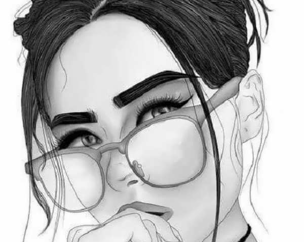 عکس طراحی نقاشی دخترانه رفیق