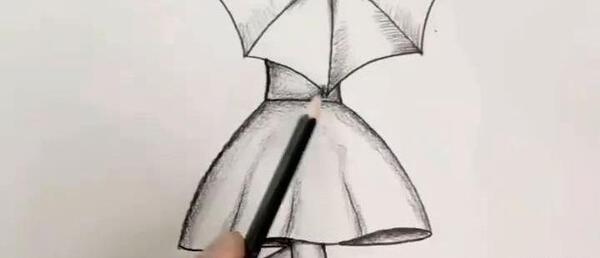 عکس نقاشی دخترانه پشت سر آسان