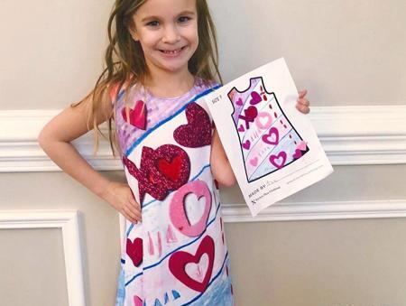 عکس نقاشی لباس های زیبا