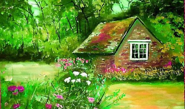 عکس نقاشی های زیبا با رنگ روغن