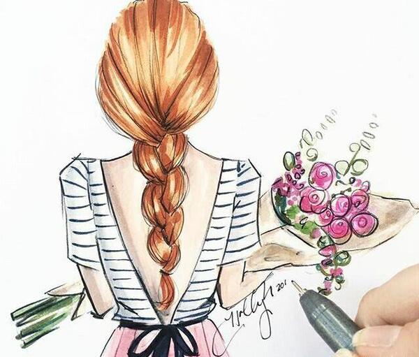 عکس نقاشی های زیبا دخترانه و آسان