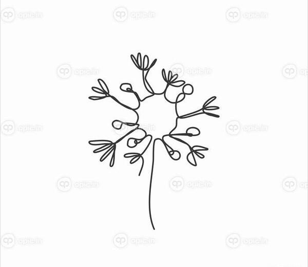 عکس طرح نقاشی گل قاصدک