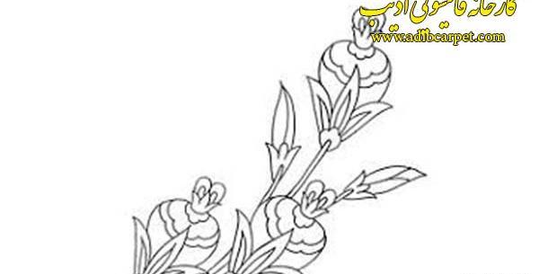 عکس نقاشی گل غنچه ساده