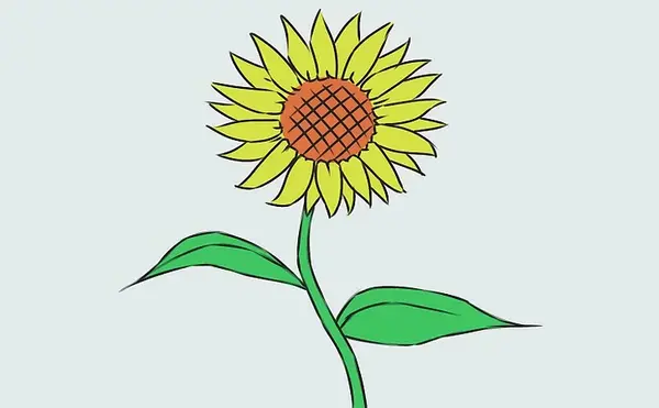 عکس نقاشی گل خیلی زشت