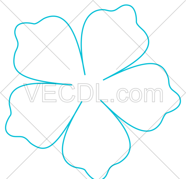 عکس نقاشی گل خط تقارن