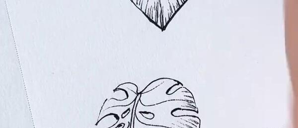 عکس نقاشی گل پیچک