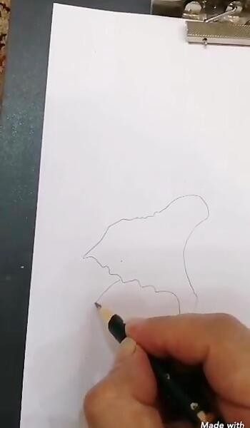 عکس نقاشي گل اركيده