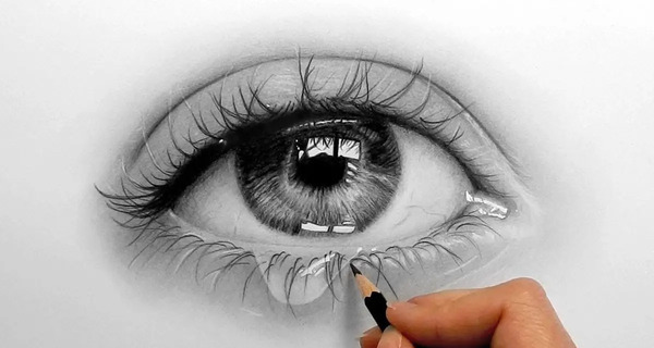 عکس نقاشی نقاشی با سیاه قلم