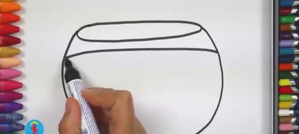 عکس نقاشی سیاه قلم تنگ ماهی