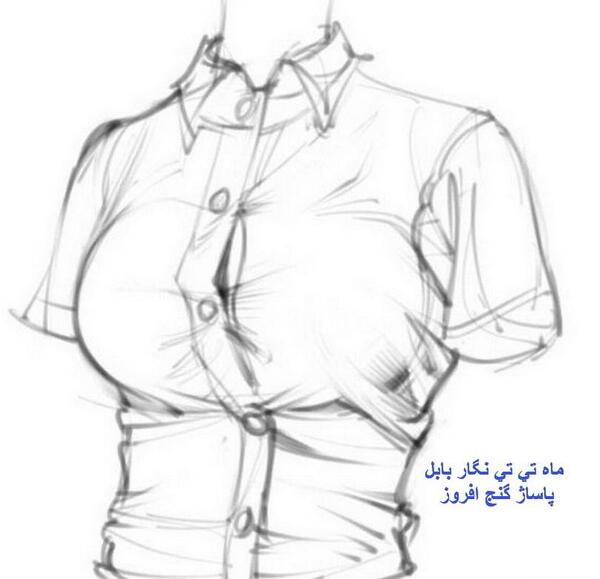 عکس نقاشی طراحی لباس با سیاه قلم