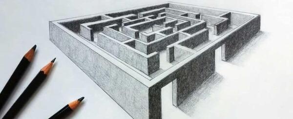 عکس نقاشی سیاه قلم از خیابان