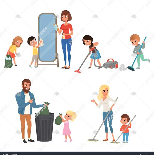 عکس جاروبرقی نقاشی کودکانه وسایل برقی خانه