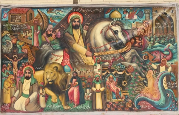 عکس نقاشی نگارگری مدرن