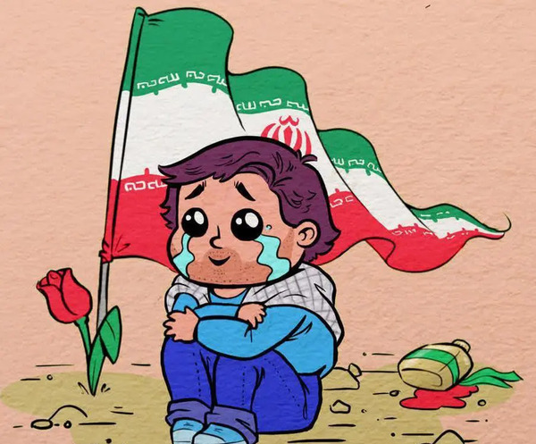عکس نقاشی کودکانه درباره هفته دفاع مقدس