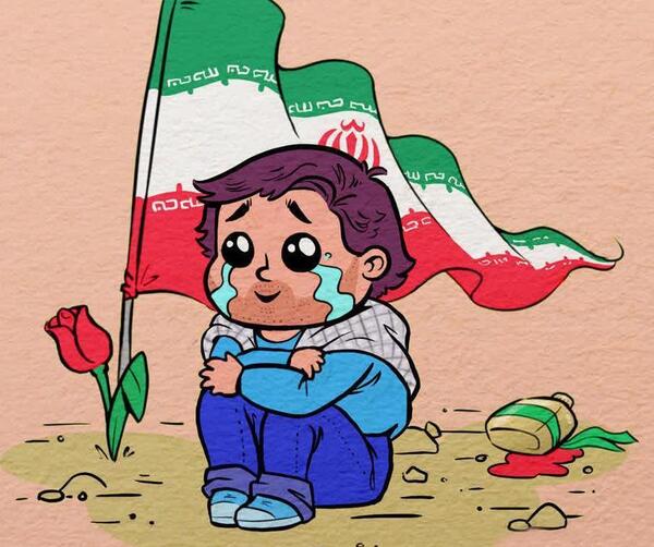 عکس نقاشی هفته ی دفاع مقدس کودکانه