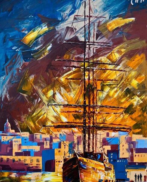 عکس مدل نقاشی کوبیسم مدرن