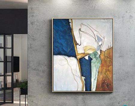 عکس تابلو نقاشی مدرن به انگلیسی