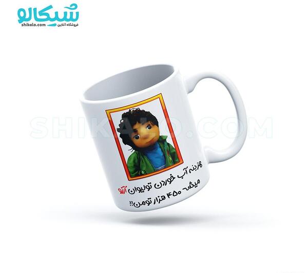 عکس نقاشی کودکانه آب خوردن با لیوان
