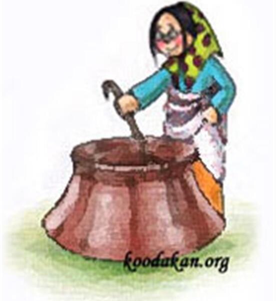 عکس نقاشی کودکانه برای ضرب المثل مرغ همسایه غاز است