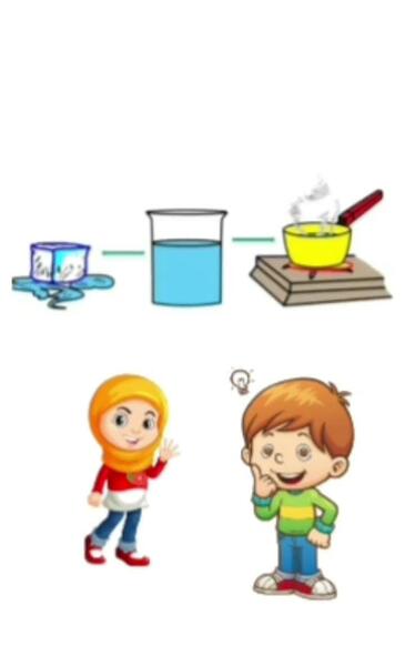 عکس نقاشی کودکانه ذوب شدن یخ