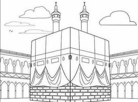 عکس نقاشی ساده کودکانه حضرت محمد