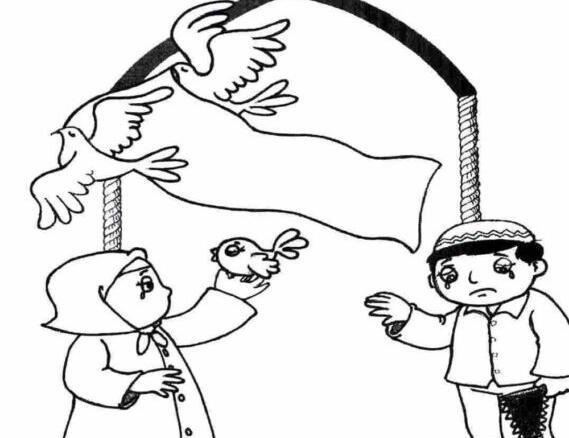 عکس نقاشی کودکانه امام حسن عسکری