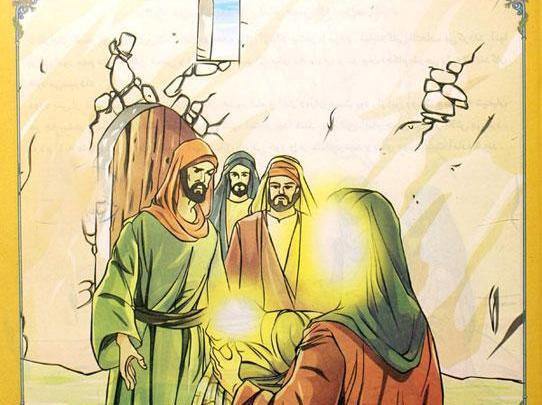 عکس نقاشی کودکانه امام حسن عسکری