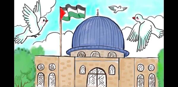 عکس نقاشی فانتزی غزه