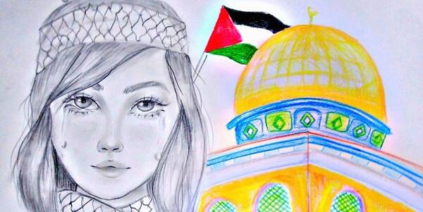 عکس نقاشی فانتزی غزه