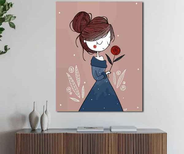 عکس نقاشی روی بوم طرح فانتزی