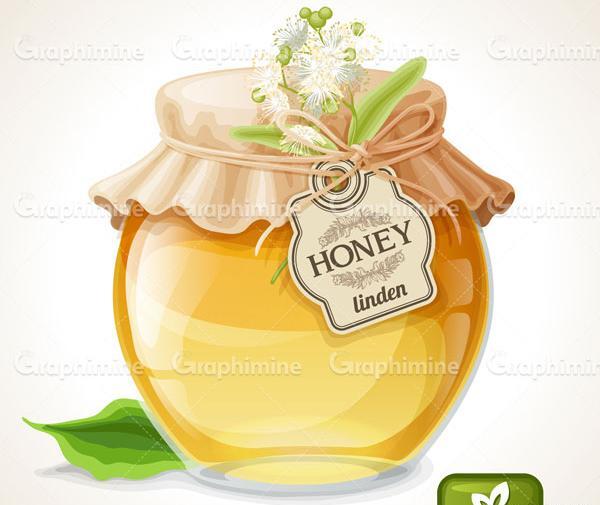 عکس نقاشی فانتزی ظرف عسل