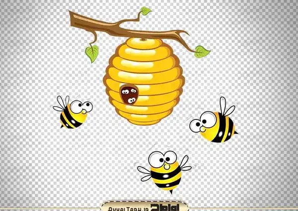 عکس نقاشی فانتزی ظرف عسل