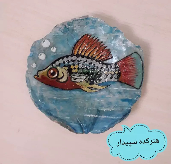 عکس نقاشی فانتزی صدف دریایی