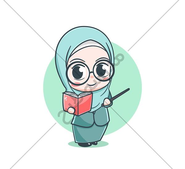 عکس نقاشی دختر فانتزی با حجاب