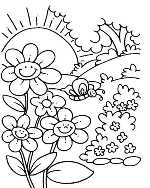 عکس نقاشی ساده و طبیعی