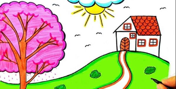 عکس نقاشی ساده منابع طبیعی
