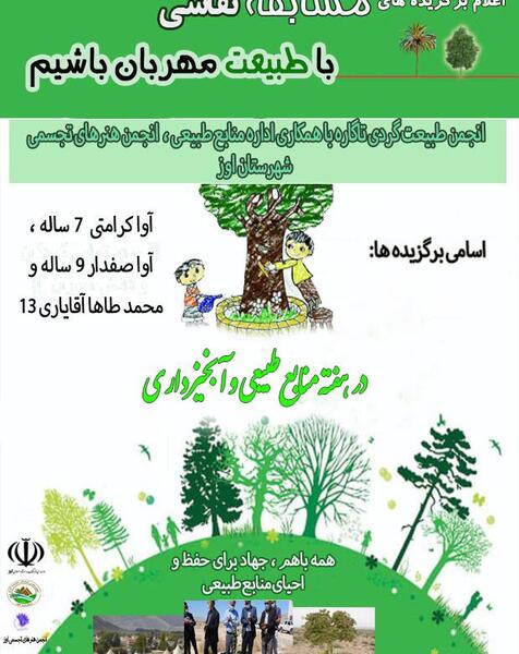 عکس نقاشی ساده منابع طبیعی