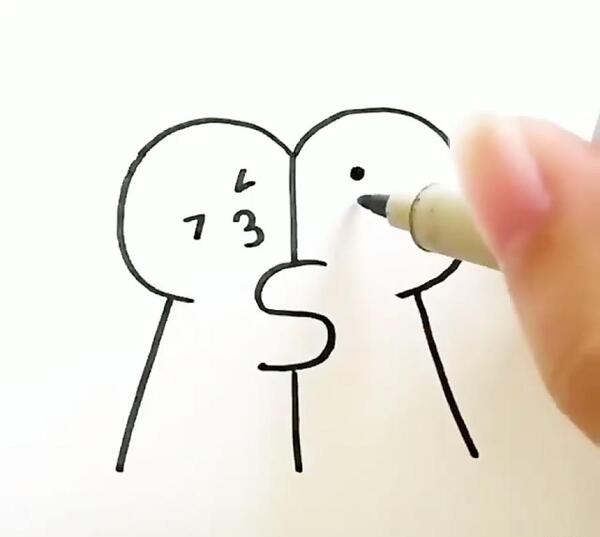 عکس نقاشی ساده ساده کیوت