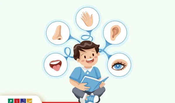 عکس نقاشی ساده در مورد حواس پنجگانه