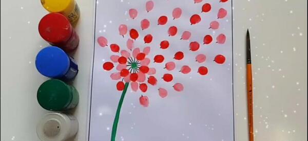 عکس نقاشی ساده برای کودکان با گواش