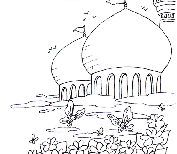 عکس نقاشی ساده برای کودکان امام زمان
