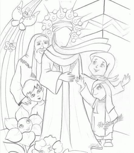 عکس نقاشی ساده برای کودکان امام زمان