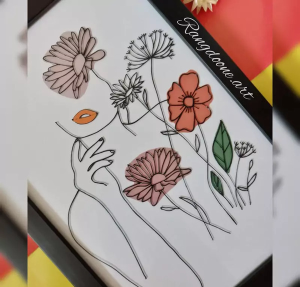 عکس نقاشی ویترای مینیمال