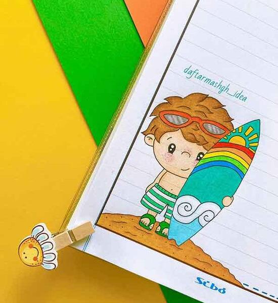 عکس نقاشی قشنگ ترین پسرانه
