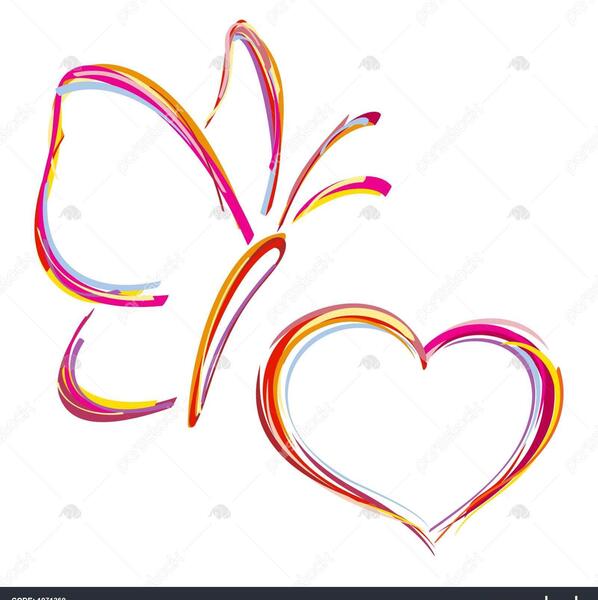 عکس نقاشی قلب عاشقانه