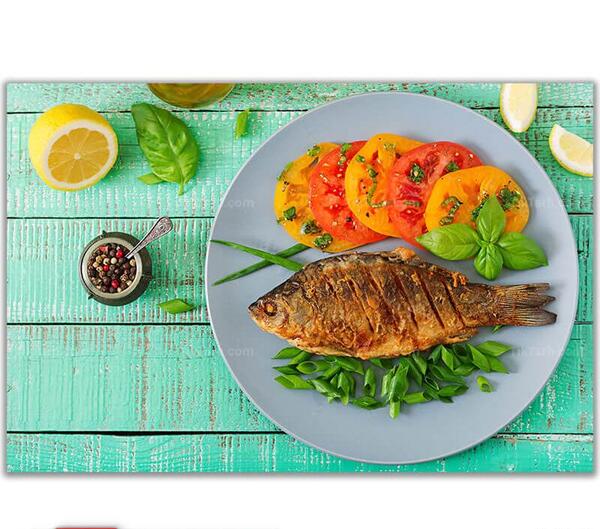 عکس نقاشی غذای ماهی