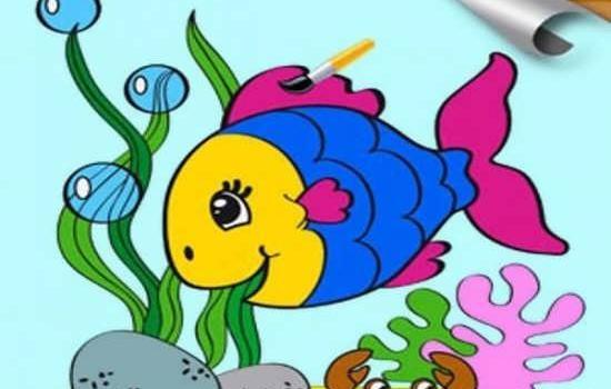 عکس نقاشی غذای ماهی